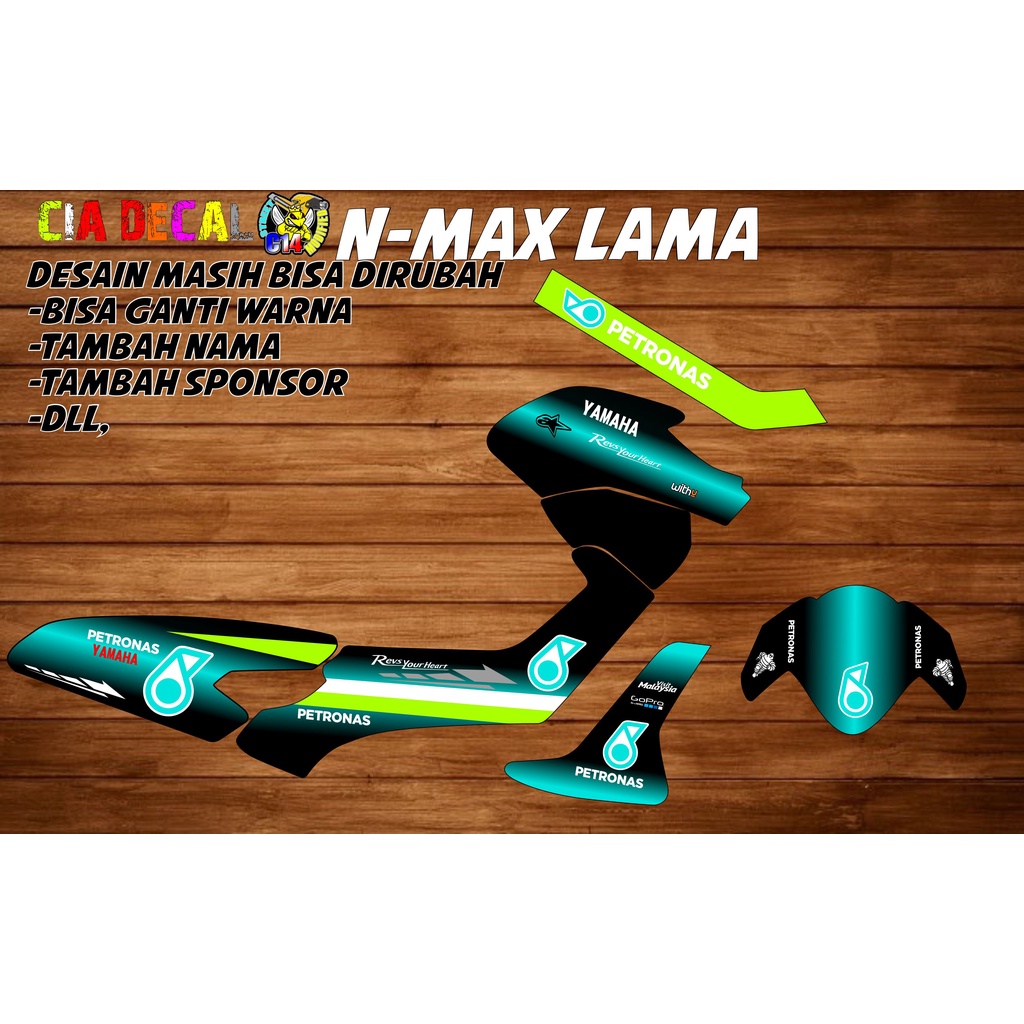 stiker sticker nmax lama full body Petronas