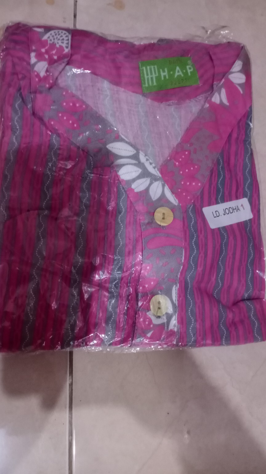 Gamis Batik Ld Jodha Panjang  Hap Bahan Adem Busui Friendly