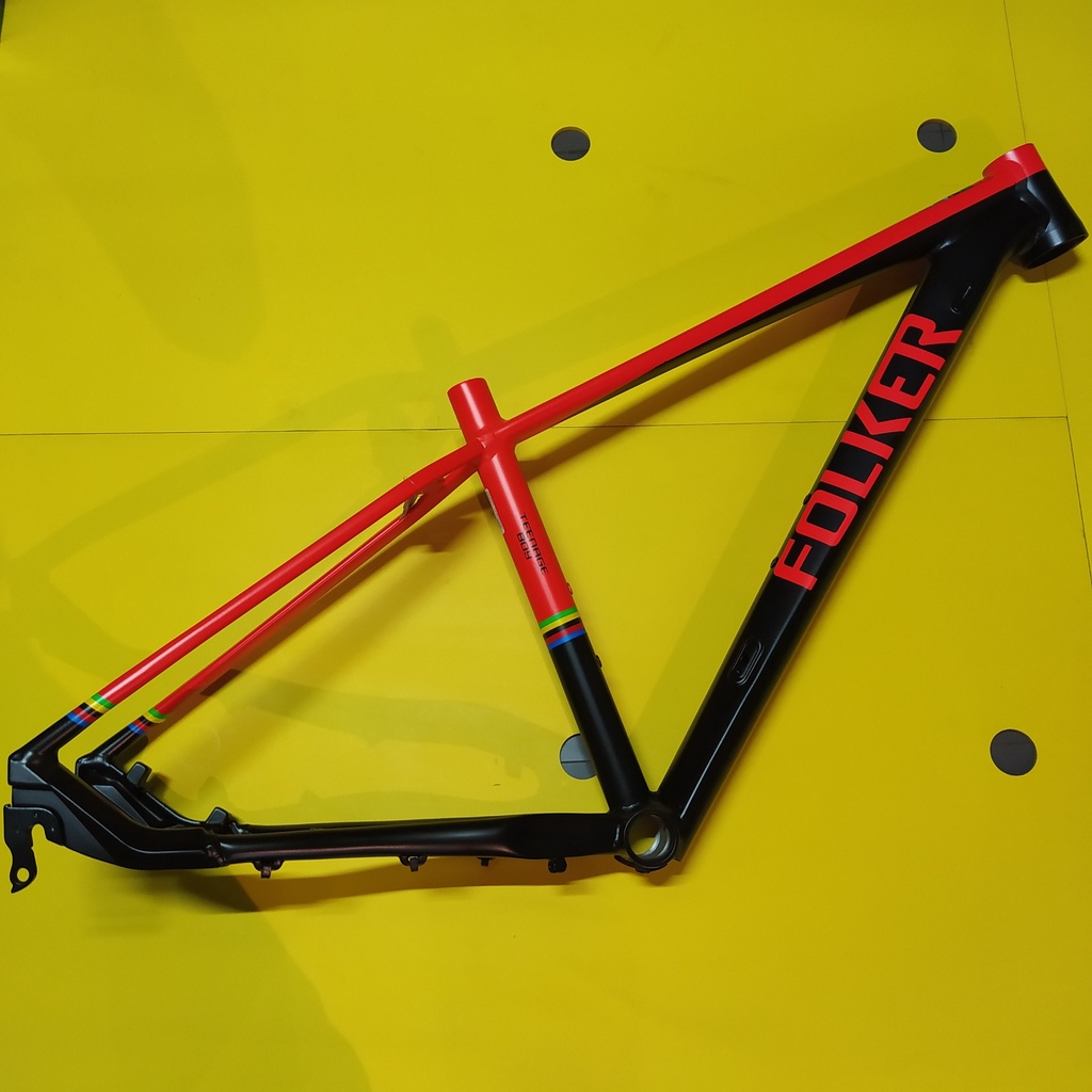 Frame sepeda MTB Folker Teenage boy 27.5 Red Black not Mosso united Trek