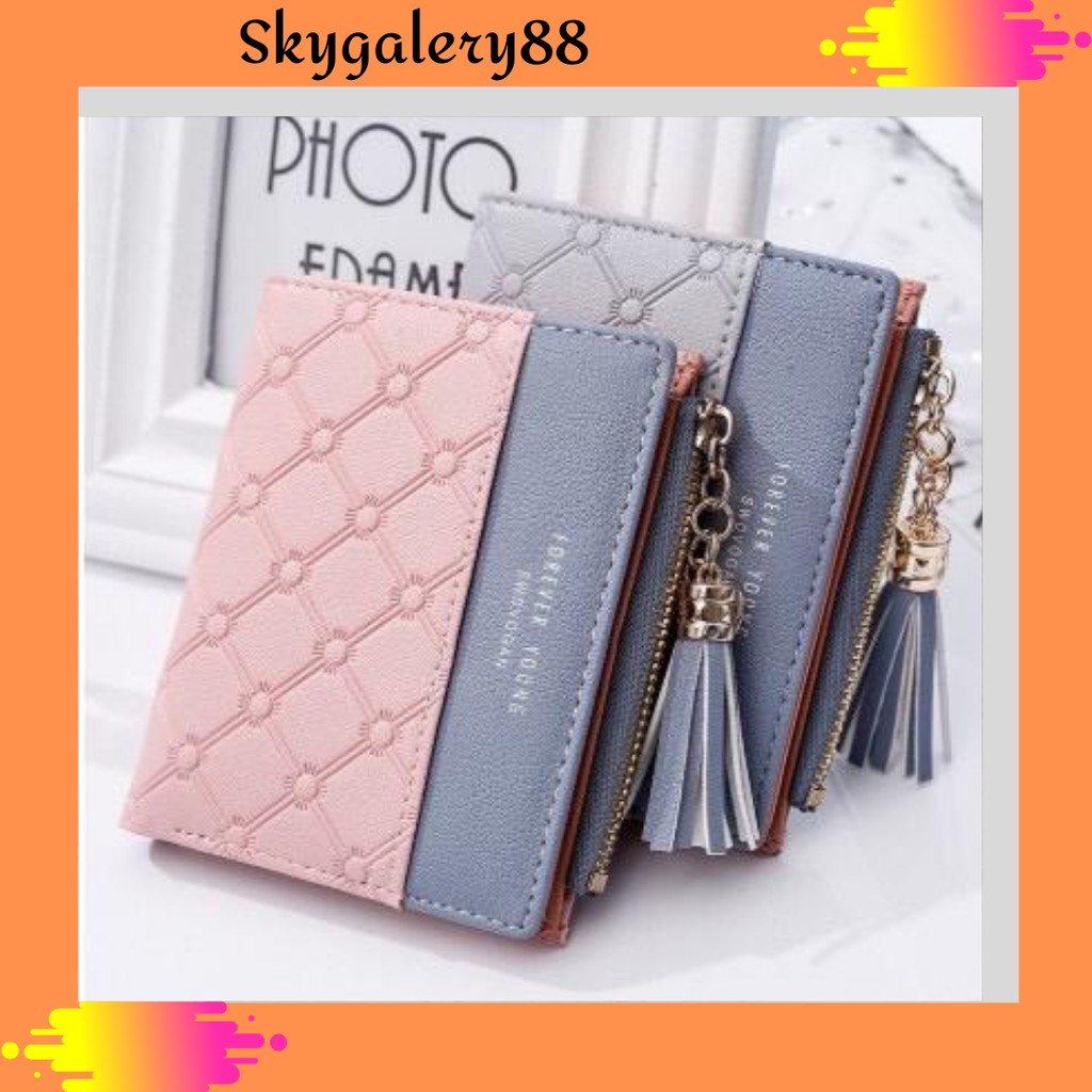 ♥SKY♥ Dompet Wanita import Murah Lipat Kecil Lucu&Cantik real pict