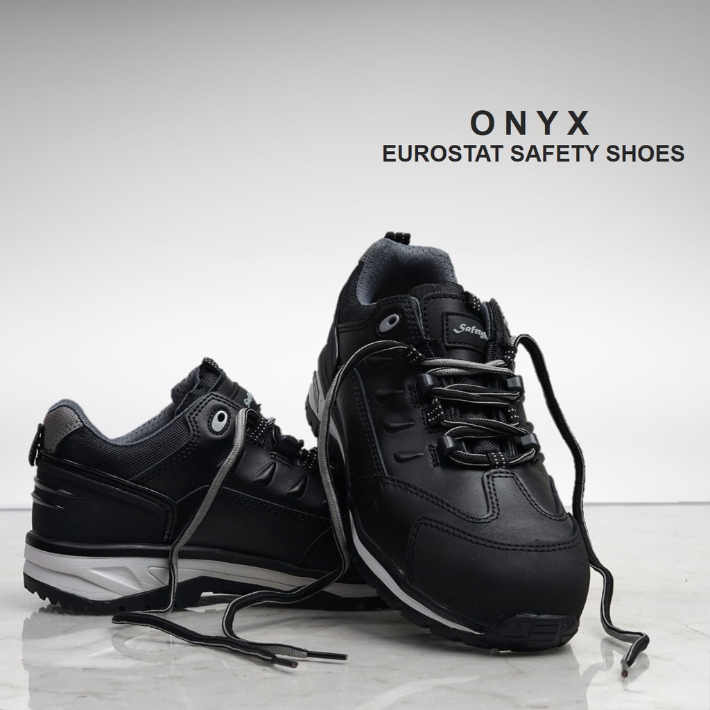 SEPATU KERJA SAFETY SHOES EUROSTAT ONYX (Composite Toe Cap & Composite Midplat)