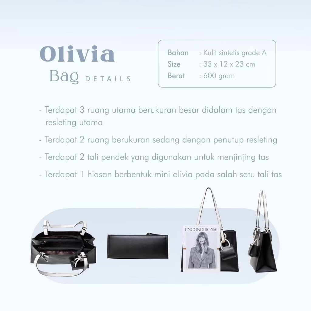 Jims Honey Olivia Bag Tas Wanita Korea Fashion Import Jimshoney