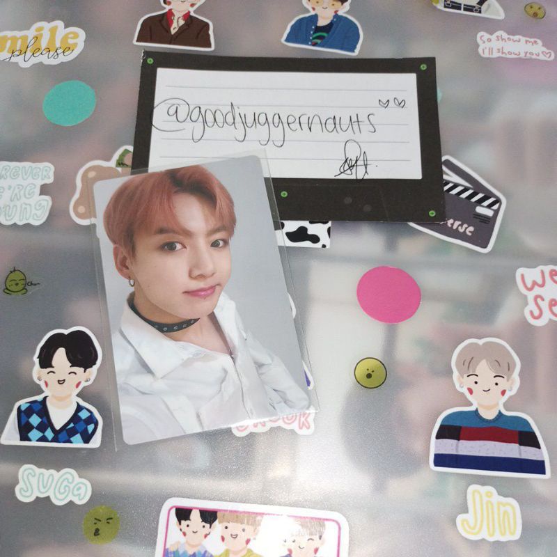 Photocard JK Fake Love Japan / JK Cherry / Jeongguk Jungkook Fake Love BTS