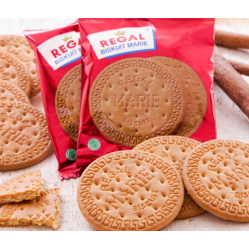 

PCS - Biskuit Biscuit Regal Marie Sachet Cemilan Snack Kue Anak makanan ringan