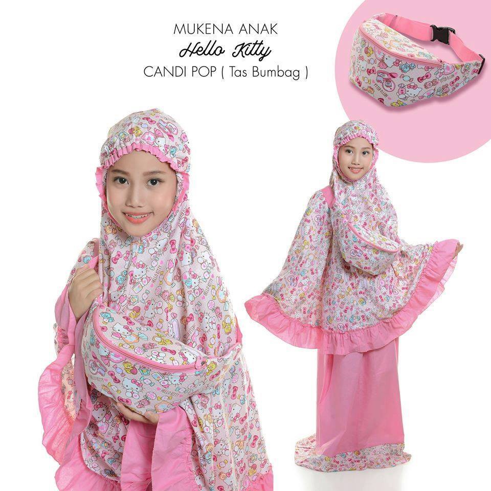 Mukena Anak HK Candy POP ( Tas Bumbag )