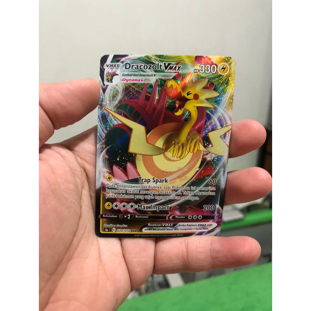 Kartu Pokemon TCG Dracozolt VMax RRR s5a Dua Pilar Petarung Original Indonesia Moltres Zapdos Articu