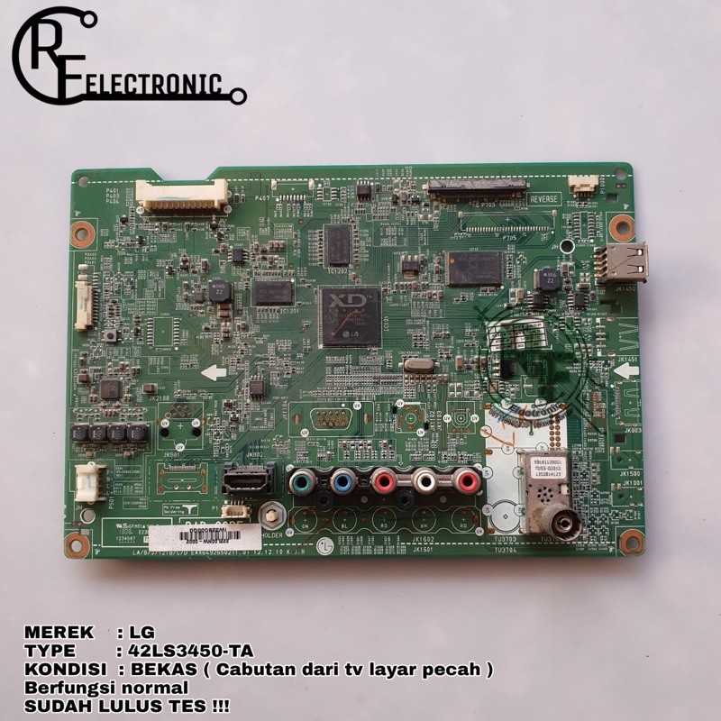 MB MOBO MAINBOARD MESIN TV LED LG 42LS3450-TA 42LS3450