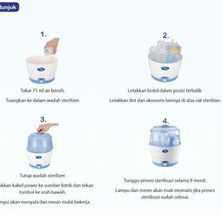 Baby safe LB317 Steril Botol Bottle Sterilizer