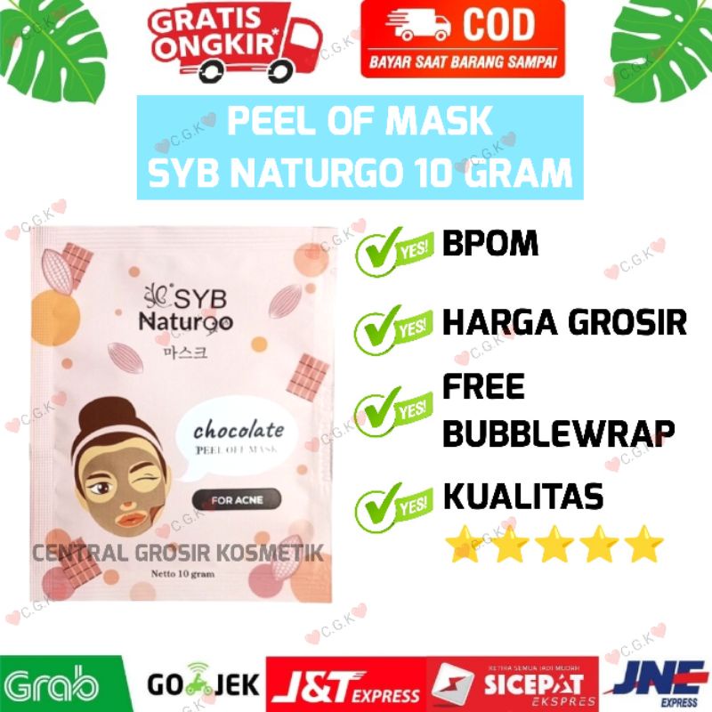 SYB NATURGO PEEL OF MASK (BPOM) 10 GRAM