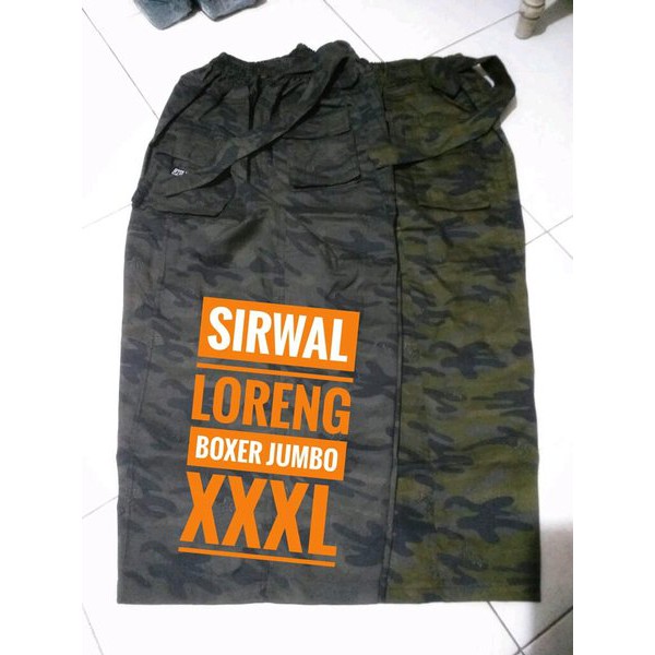 Langsung Order Sirwal Boxer Loreng Jumbo terbaik