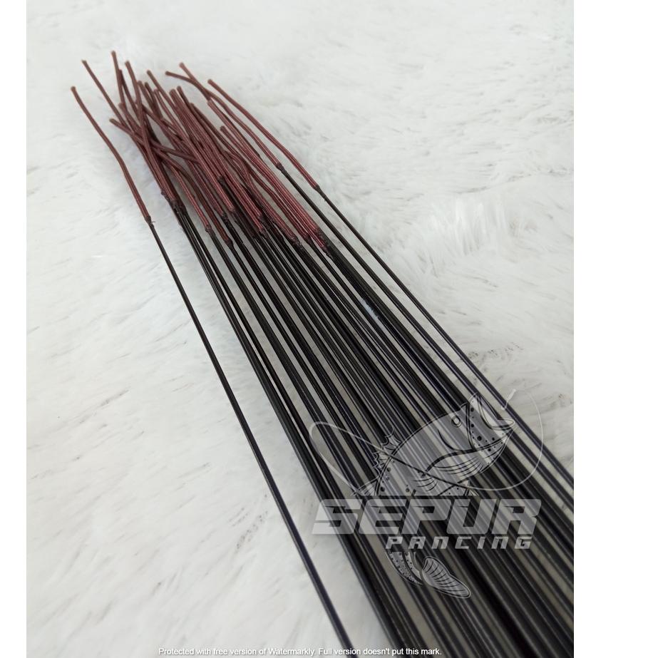 ❤[PROMO MURAH]❤Ruas Joran Tegek Carbon 1 2 3 - Satu Set Ujung Joran Tegek Carbon - Blombongan Tegek 