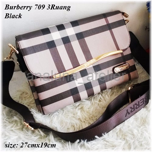 JUAL TAS IMPORT TAS SLEMPANG TAS SEKOLAH Burberry 709 3Ruang