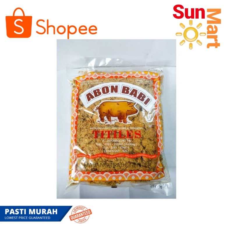 Abon Babi Titiles 500gr Original