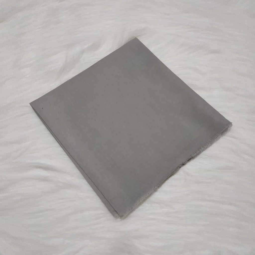 TERMURAH SAUDIA / Segiempat ORIGINAL SAUDI/ JILBAB RAWIS /JILBAB KATUN/jilbab murah-Grey