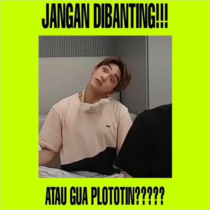 PART 2 STIKER FRAGILE KPOP LUCU KOREA STIKER JANGAN DIBANTING-I