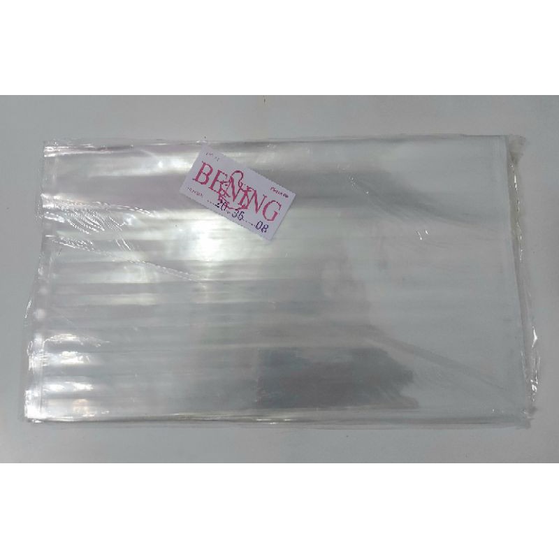 Plastik PP tebal 08 ukuran 20x35