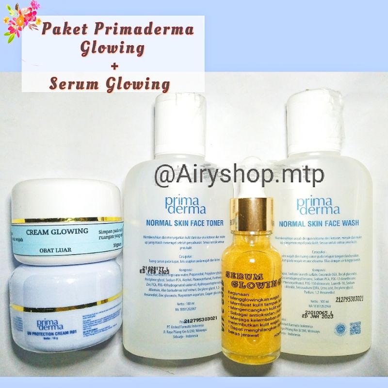 Primaderma Glowing / super glowing Normal +Serum Glowing