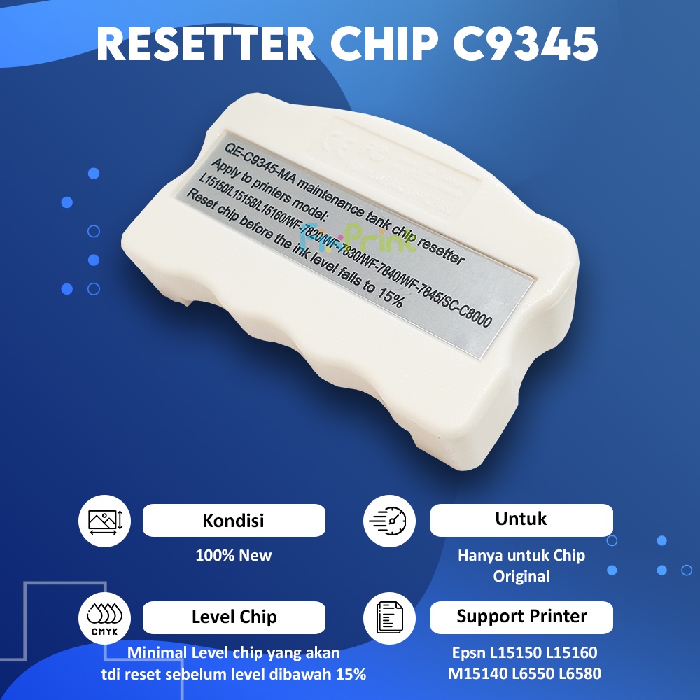 Resetter Chip Waste Ink C9345 Reset Chip Maintenance Box Wasting Pad