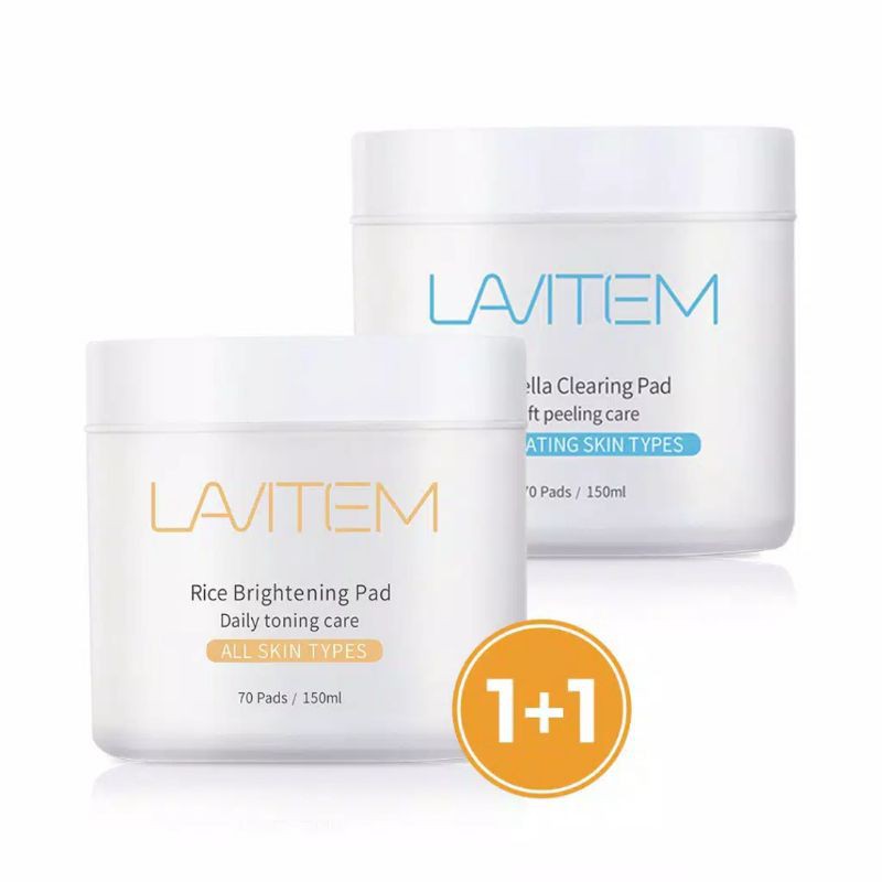 Lavitem Rice Brigthening + Centella Pealing Pad