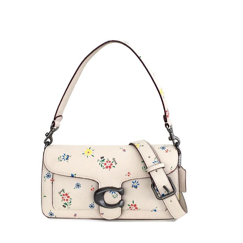 COACH Tabby Floral-Print Leather Shoulder Bag