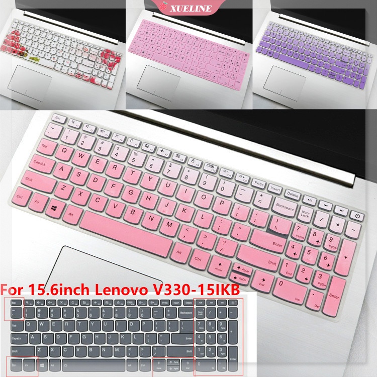 Pelindung Keyboard Lenovo V330-15Ikb 15.6 Inch Bahan Silikon Tahan Air