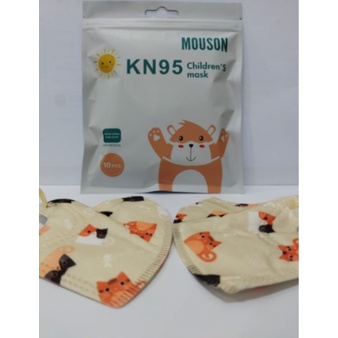 Masker Anak Kn95 Mouson Isi 10 Pcs Murah