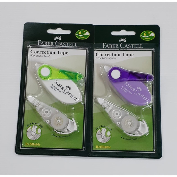 

CORRECTION TAPE FABER CASTELL CT-SR506 GRATIS REFILL | ATK