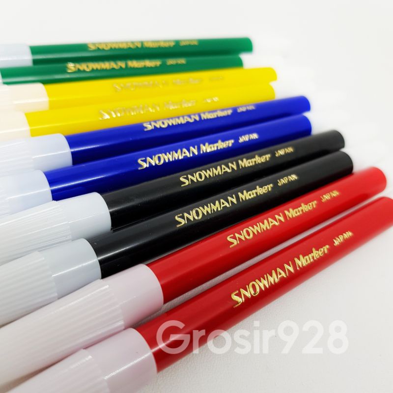 

(Per Buah) Spidol Snowman Kecil PW-1A (ada 5 warna)