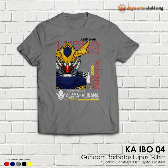 Kaos Anime Gundam Iron Blooded Orphan Barbatos Lupus Bust