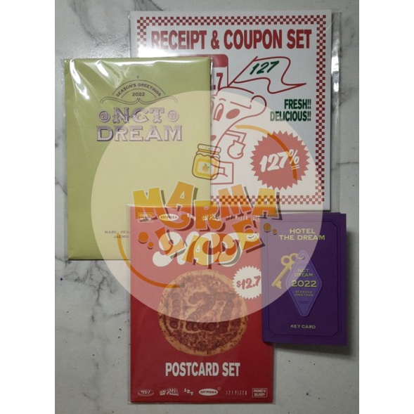Envelope Postcard / Tempat Keycard  SG22 NCT Dream NCT 127