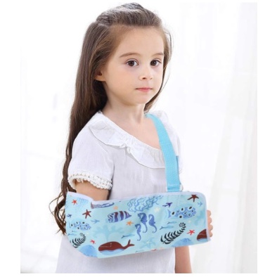 arm sling anak penyangga lengan tangan anak motif laut