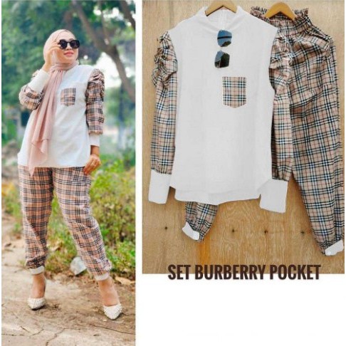 Stelan Wanita Terbaru / Stelan Muslim Murah / Kekinian 2022 / One Set Setelan Kekinian Remaja Korea