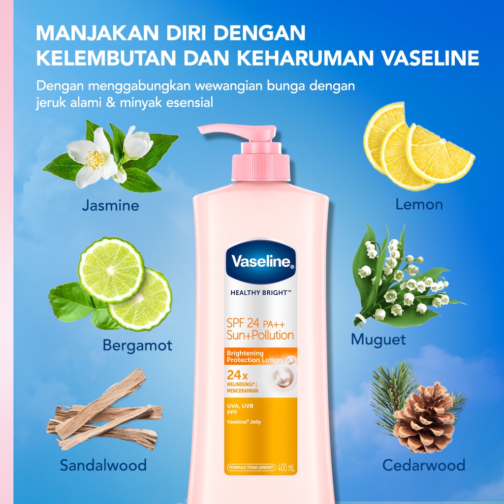 Vaseline Lotion Healthy Bright SPF24 PA++ 400ml