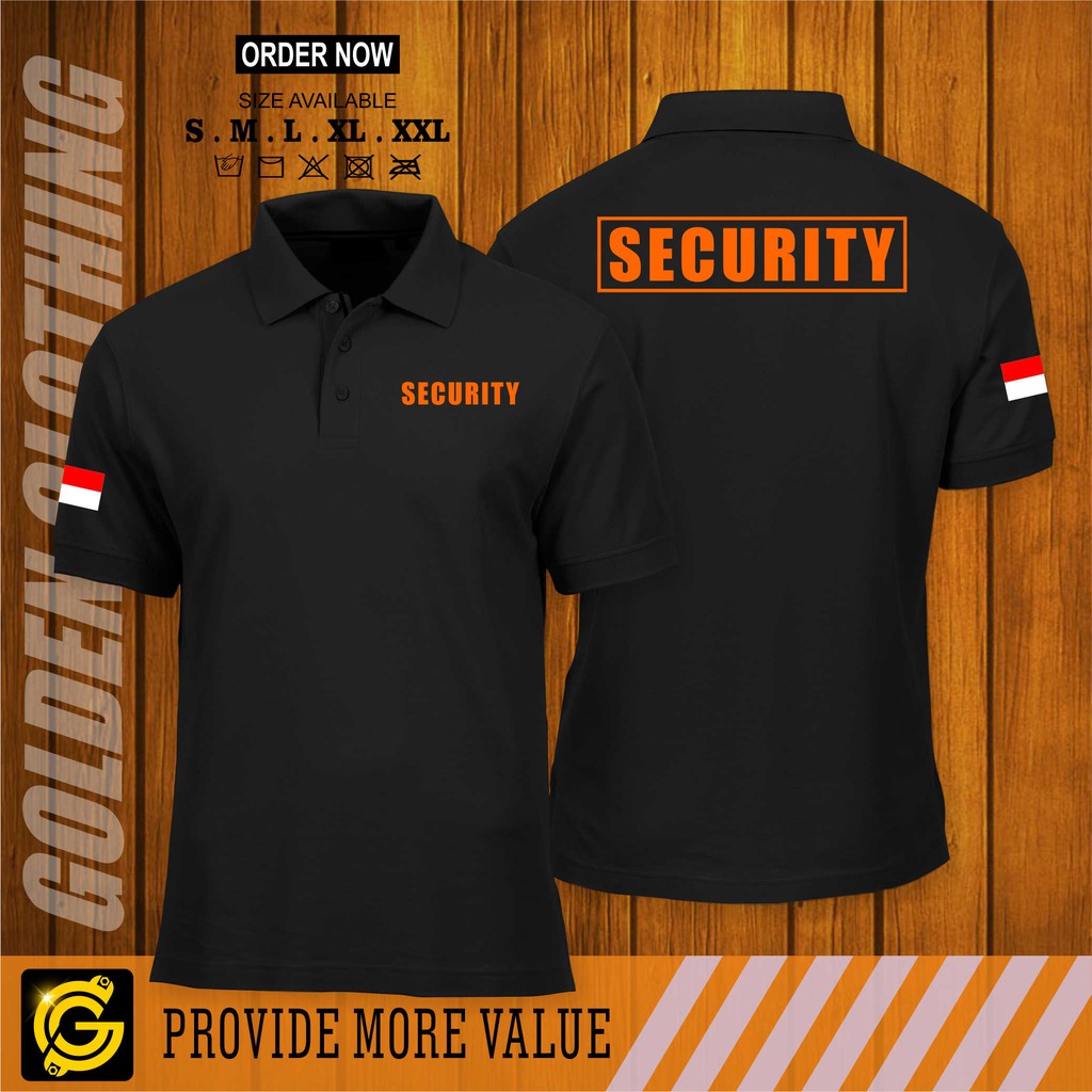 KAOS SECURITY / KAOS POLO SECURITY/ORIGINAL COTTON PREMIUM