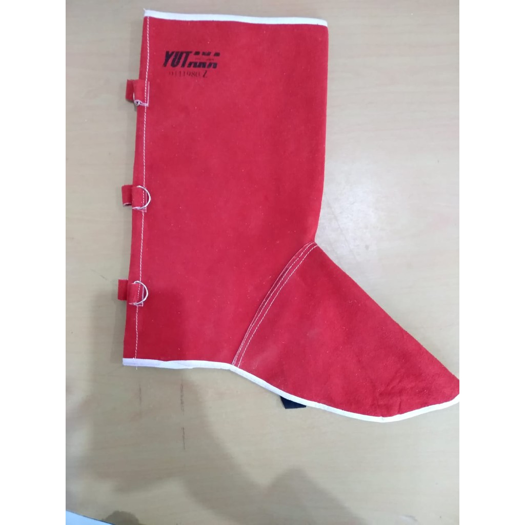 APRON KAKI KULIT YUTAKA Warna Merah