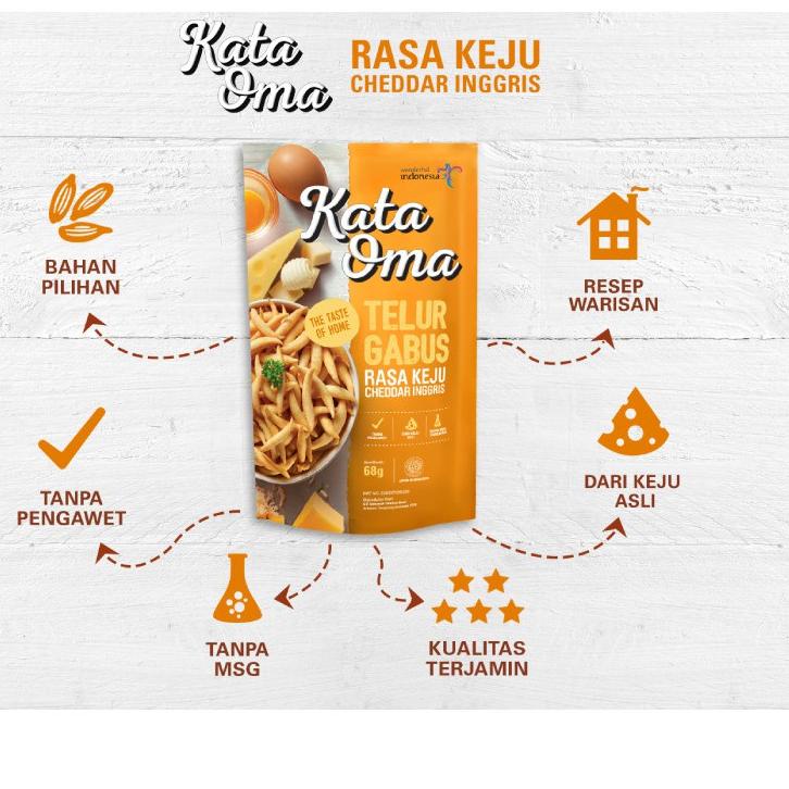 

Terbaru dan terlaris Kata Oma Telur Gabus Mix Duo Keju dan Gula Aren murah
