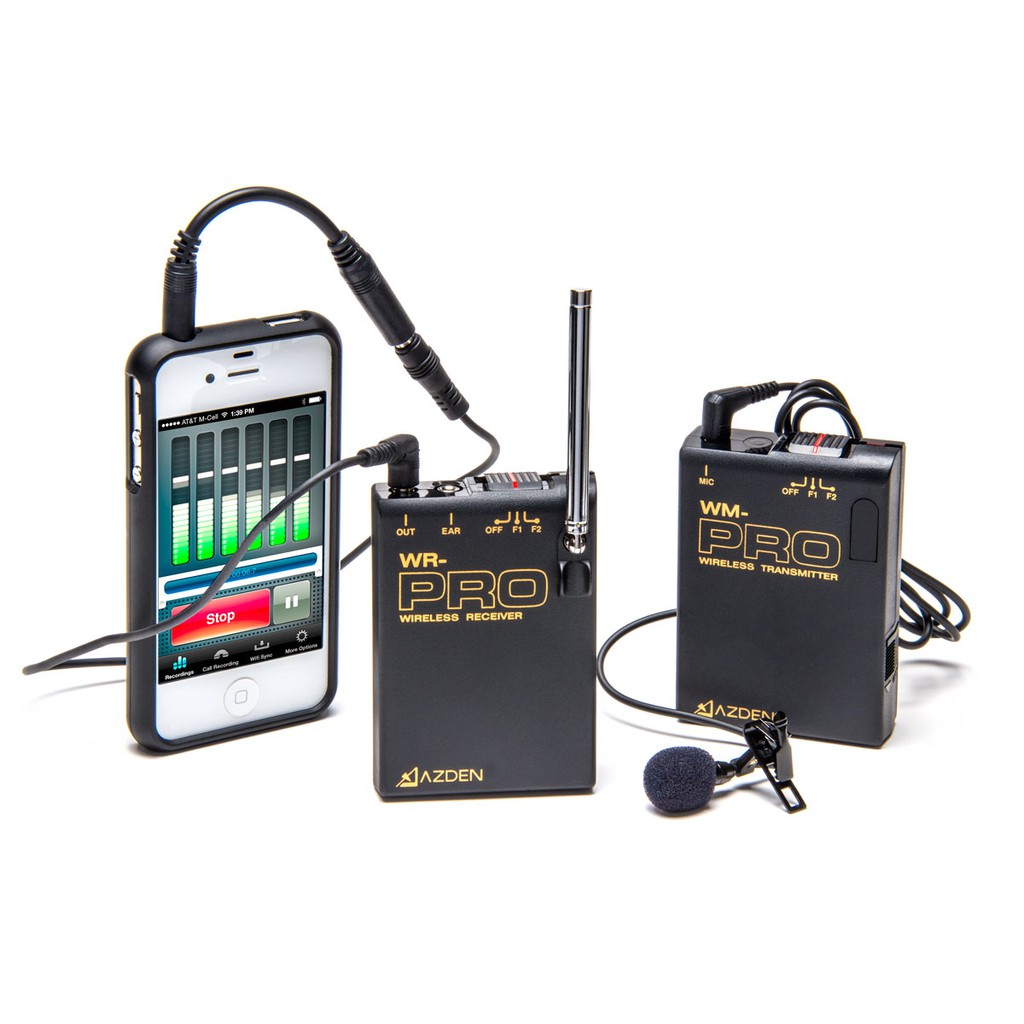 Azden WLX-PRO VHF Wireless Lavalier Microphone System / Microphone Wireless