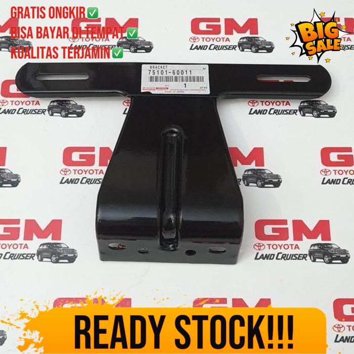 Dudukan Plat Nomor Hardtop Fj40 Bj40 Orisinil 75101-60011