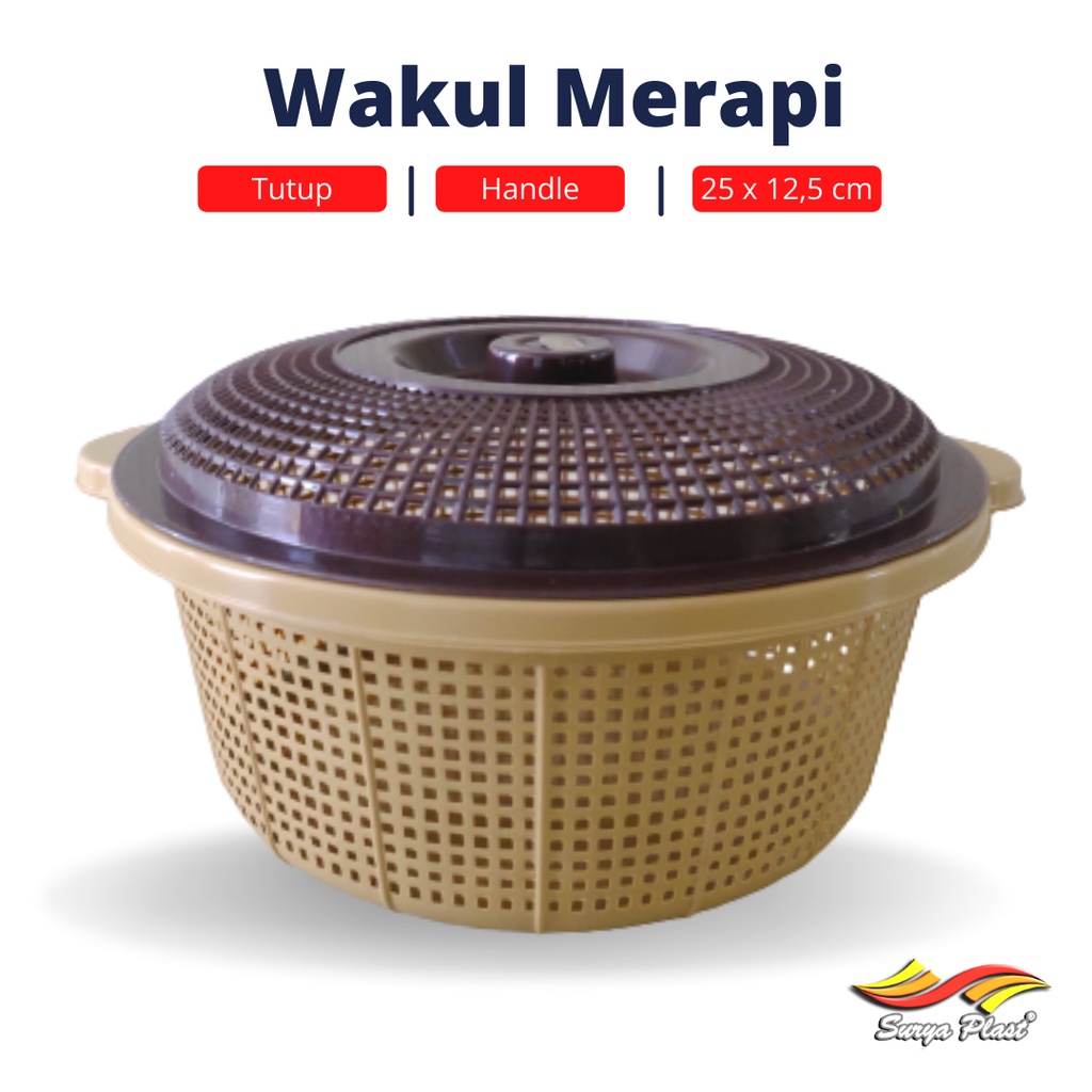 Wakul Merapi Bulat 12 Surya Plast | Wakul Hajatan | wakul Nasi | Bakul Hajatan | Bakul Nasi | Bakul 