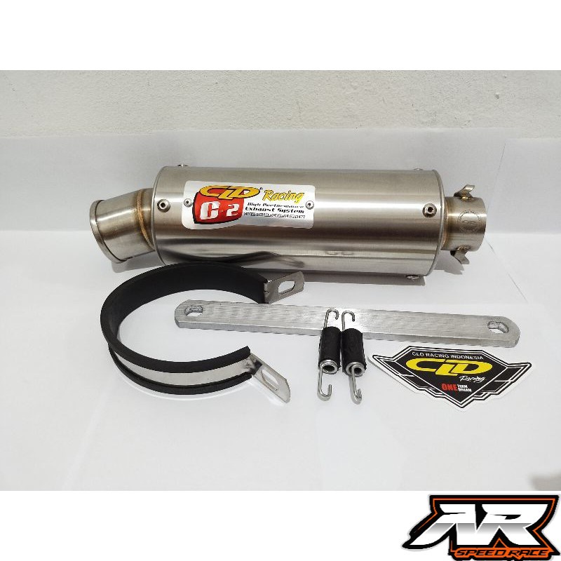 SILINCER ONLY CLD RACING TYPE C2 INLET 38 BULAT OVAL ORIGINAL