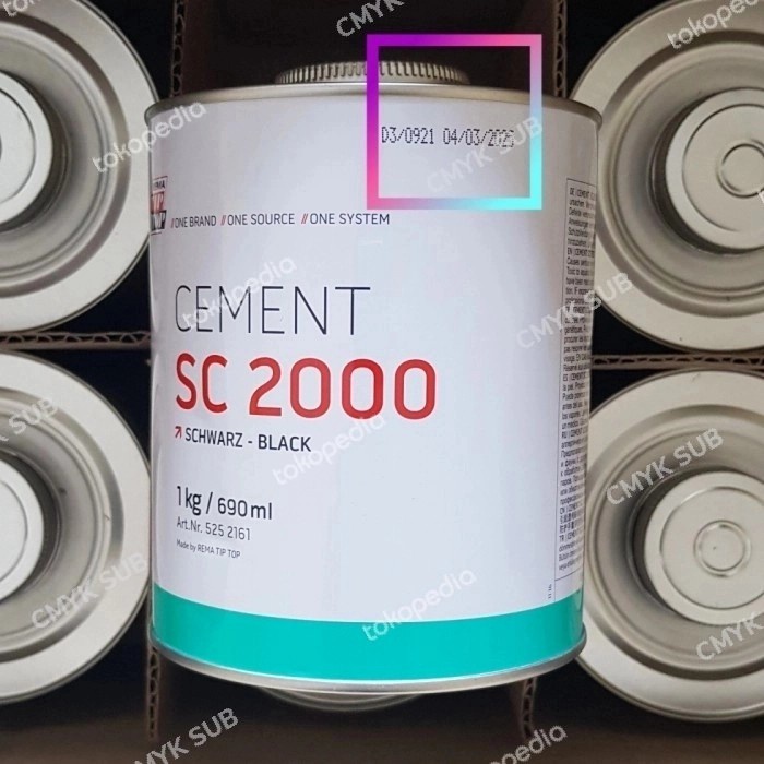 REMA TIP TOP CEMENT SC2000 include HARDENER UT-R20