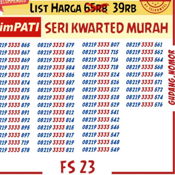 Diamond Promo Nomer Cantik Telkomsel Simpati Spesial Original 100% Garansi Nomor Cantik Simpati Telk