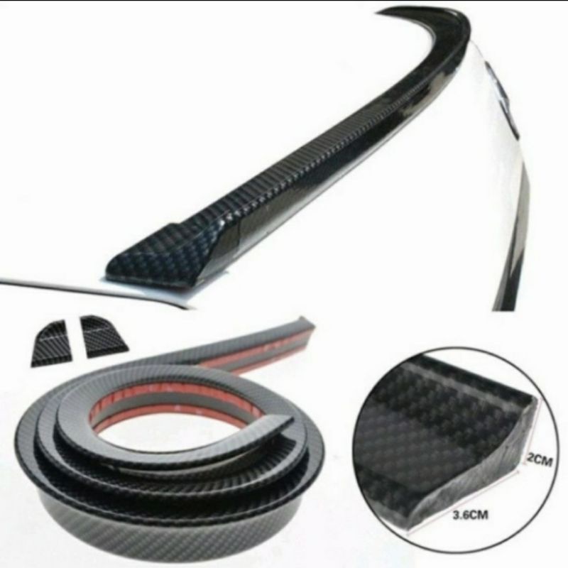 Mini Ducktail Mobil /Lips Bagasi Mobil Belakang Karbon Mobil Soluna