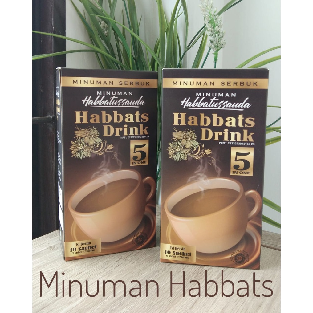 

Serbuk kopi Habbatussauda Habbat's Drink 5 in 1 (10 Sachet @24 Gr)