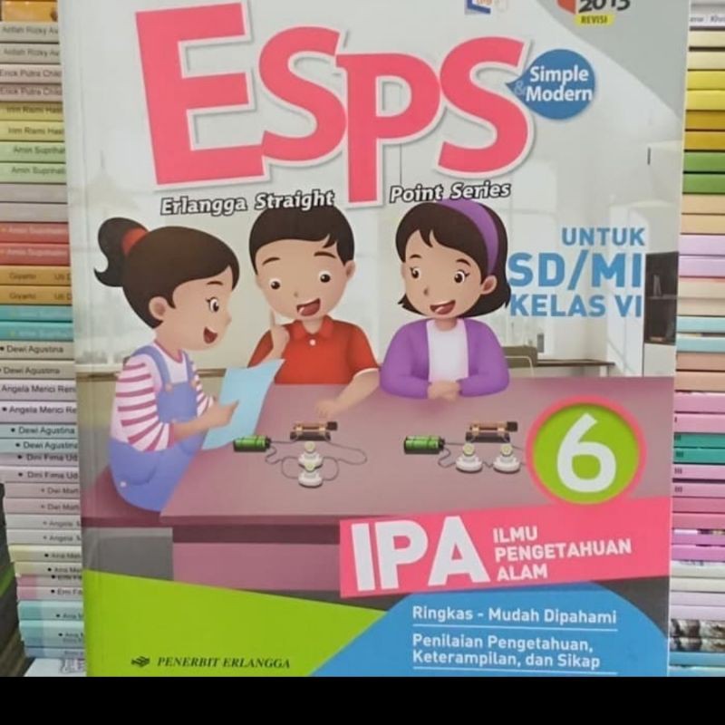 Buku SD ESPS IPA Kelas 6 Erlangga