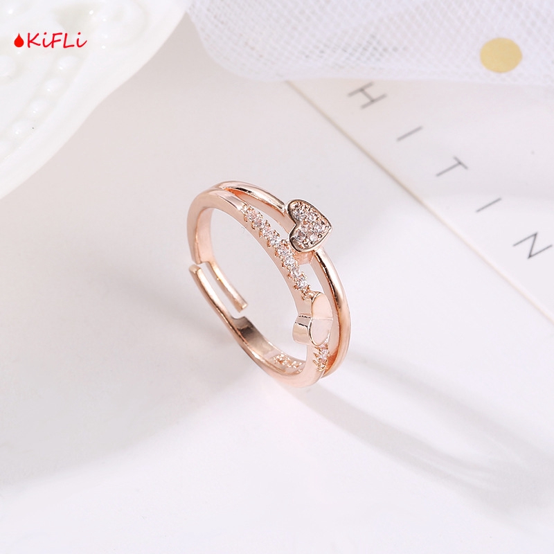 COD (KIFIL) Versi Korea Dari Cincin Jantung Cincin Gelang Baru Cincin Disesuaikan Hidup