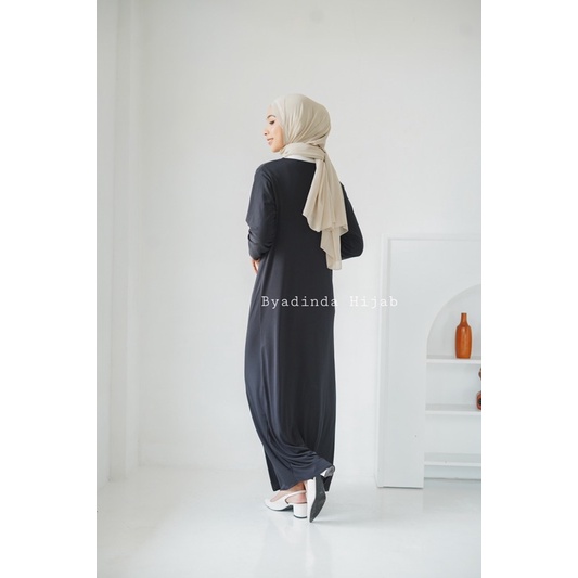 Manset Inner Wear Gamis Dress Lengan Panjang Hijab Jersey