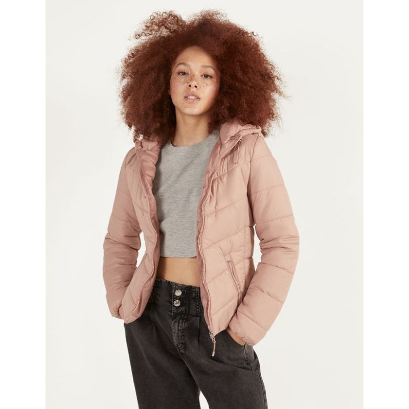 jaket puffer bershka