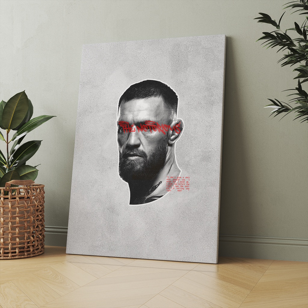 Poster Canvas Premium Hiasan Dinding | Conor Mcgregor
