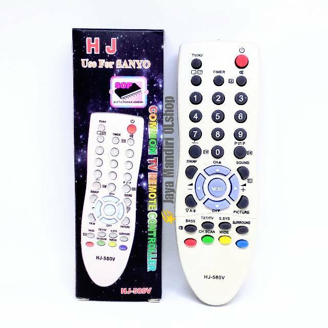 Remot TV Sanyo/ Remote TV tabung Sanyo